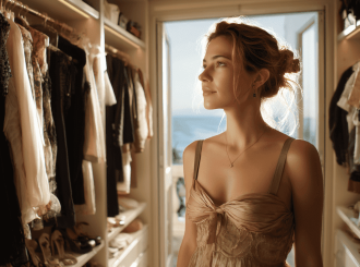 Гардеробная из ЛДСП на заказ