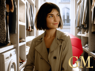 стиральная машина в гардеробной